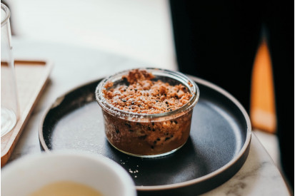 Utiliser les restes de son potiron décoré d'Halloween: Le crumble salé de Potiron